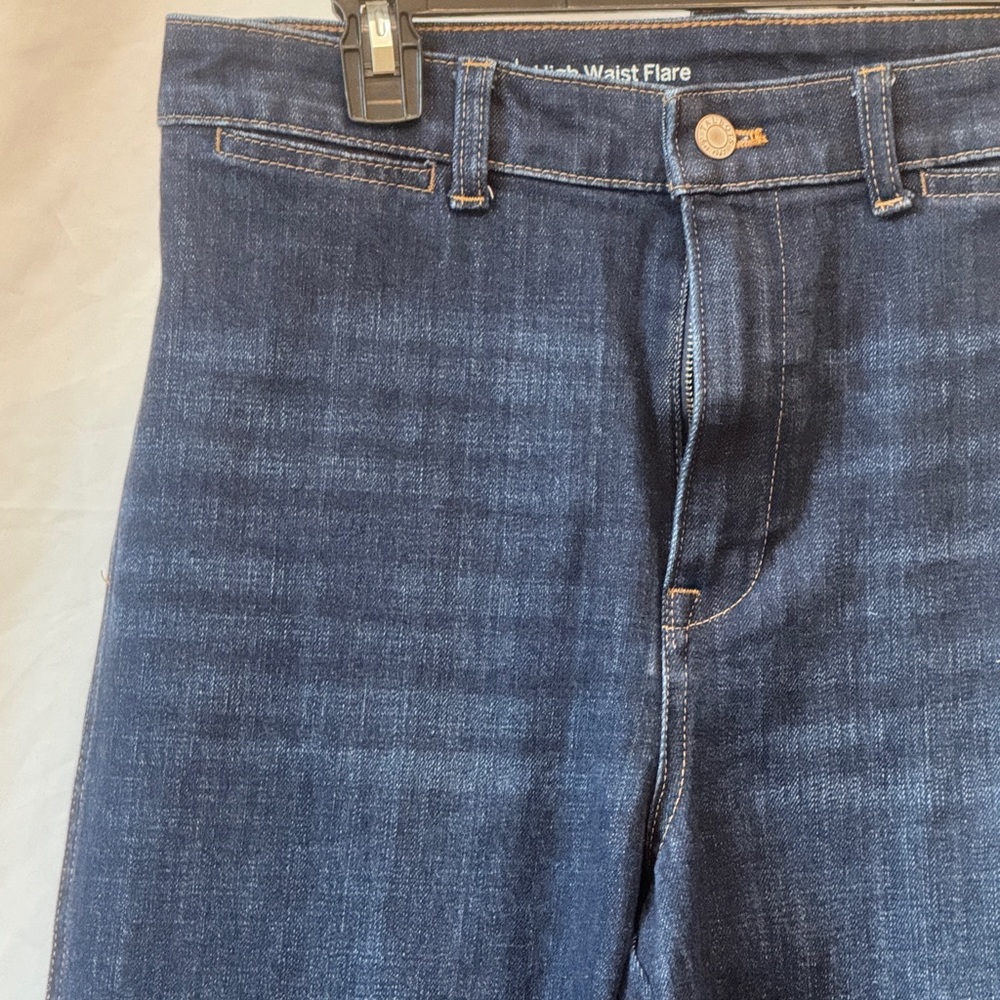 379 - Talbots Blue Flare & Wide Leg Jeans - Picture 8 of 8